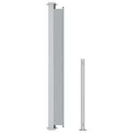 ZNTS Patio Retractable Side Awning 180x500 cm Grey 313407
