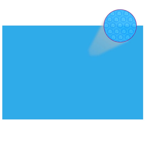 ZNTS Rectangular Pool Cover 600x400 cm PE Blue 92959