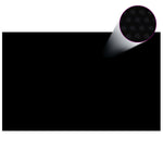 ZNTS Rectangular Pool Cover 800x500 cm PE Black 92965