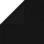 ZNTS Rectangular Pool Cover 800x500 cm PE Black 92965