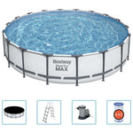 ZNTS Bestway Steel Pro MAX Swimming Pool Set 549x122 cm 93106