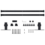 ZNTS Mini Sliding Cabinet Door Kit Carbon Steel 200 cm 148018