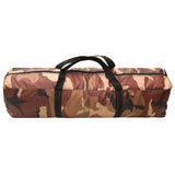 ZNTS Party Tent with LED and 4 Sidewalls 3.6x3.6x2.3 m Camouflage 93078
