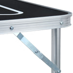 ZNTS Folding Beer Pong Table with Cups and Balls 240 cm 3056793
