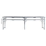 ZNTS Folding Beer Pong Table with Cups and Balls 240 cm 3056793