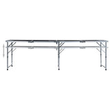 ZNTS Folding Beer Pong Table with Cups and Balls 240 cm 3056793