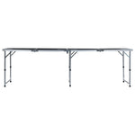 ZNTS Folding Beer Pong Table with Cups and Balls 240 cm 3056793