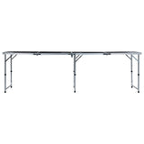 ZNTS Folding Beer Pong Table with Cups and Balls 240 cm 3056793