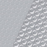 ZNTS Pool Cover Silver 356 cm PE 93085