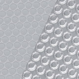 ZNTS Pool Cover Silver 356 cm PE 93085