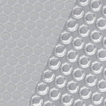 ZNTS Pool Cover Silver 400x200 cm PE 93097