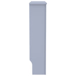 ZNTS MDF Radiator Cover Grey 78 cm 325569