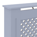 ZNTS MDF Radiator Cover Grey 78 cm 325569