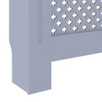 ZNTS MDF Radiator Cover Grey 78 cm 325569