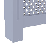 ZNTS MDF Radiator Cover Grey 78 cm 325569