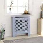 ZNTS MDF Radiator Cover Grey 78 cm 325569