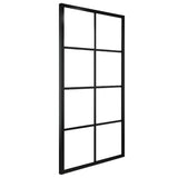 ZNTS Sliding Door Aluminium and ESG Glass with Hardware 102.5x205cm 3056805