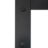 ZNTS Sliding Door Aluminium and ESG Glass with Hardware 102.5x205cm 3056805