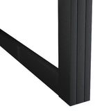 ZNTS Sliding Door Aluminium and ESG Glass with Hardware 102.5x205cm 3056805
