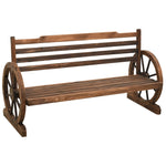 ZNTS Garden Bench 142 cm Solid Firwood 313892