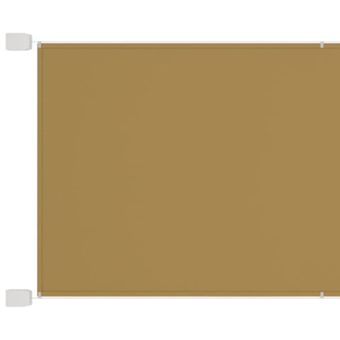 ZNTS Vertical Awning Beige 60x1000 cm Oxford Fabric 148253