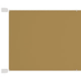 ZNTS Vertical Awning Beige 60x1200 cm Oxford Fabric 148254