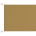ZNTS Vertical Awning Beige 100x800 cm Oxford Fabric 148259