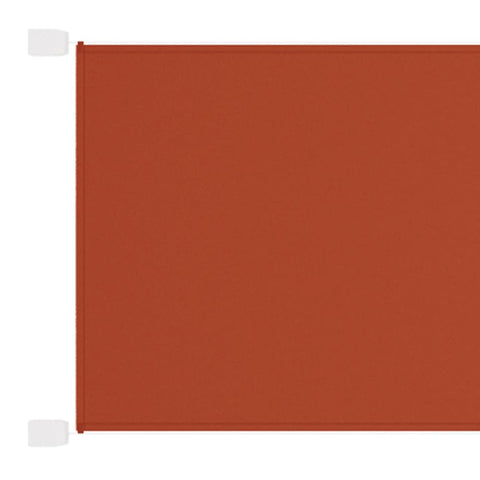 ZNTS Vertical Awning Terracotta 100x1000 cm Oxford Fabric 148358