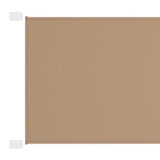 ZNTS Vertical Awning Taupe 60x1000 cm Oxford Fabric 148400