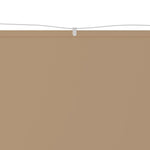 ZNTS Vertical Awning Taupe 60x1000 cm Oxford Fabric 148400