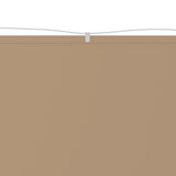 ZNTS Vertical Awning Taupe 60x1000 cm Oxford Fabric 148400