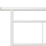 ZNTS Bed Frame White Metal 90x200 cm 324821