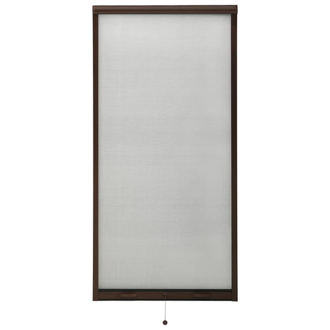 ZNTS Roll down Insect Screen for Windows Brown 80x170 cm 148728