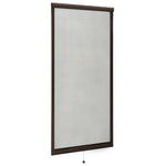 ZNTS Roll down Insect Screen for Windows Brown 80x170 cm 148728