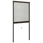ZNTS Roll down Insect Screen for Windows Brown 80x170 cm 148728