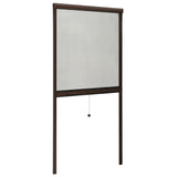 ZNTS Roll down Insect Screen for Windows Brown 80x170 cm 148728