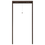 ZNTS Roll down Insect Screen for Windows Brown 80x170 cm 148728