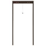 ZNTS Roll down Insect Screen for Windows Brown 80x170 cm 148728