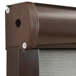 ZNTS Roll down Insect Screen for Windows Brown 80x170 cm 148728