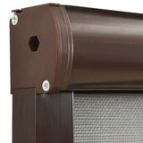 ZNTS Roll down Insect Screen for Windows Brown 80x170 cm 148728