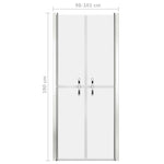ZNTS Shower Door Frosted ESG 101x190 cm 148798