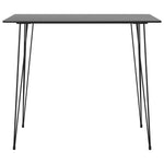 ZNTS 5 Piece Bar Set Black and Grey 3057386