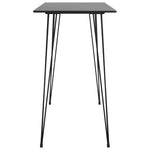 ZNTS 5 Piece Bar Set Black and Grey 3057386