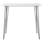 ZNTS 5 Piece Bar Set White and Grey 3057411