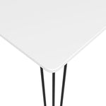 ZNTS 5 Piece Bar Set White and Grey 3057411