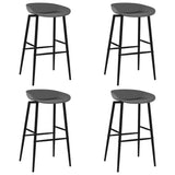 ZNTS 5 Piece Bar Set White and Grey 3057411