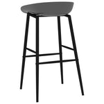 ZNTS 5 Piece Bar Set White and Grey 3057411