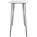 ZNTS 7 Piece Bar Set White 3057427