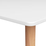 ZNTS 5 Piece Bar Set White and Grey 3057442
