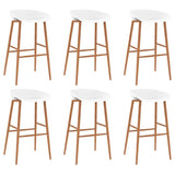 ZNTS 7 Piece Bar Set Black and White 3057483